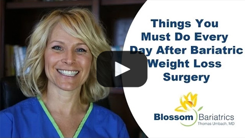 Post Op Care for Bariatric Weight Loss Surgery Patients