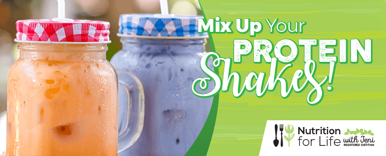 Blog thumbnail - mix up your protein shakes